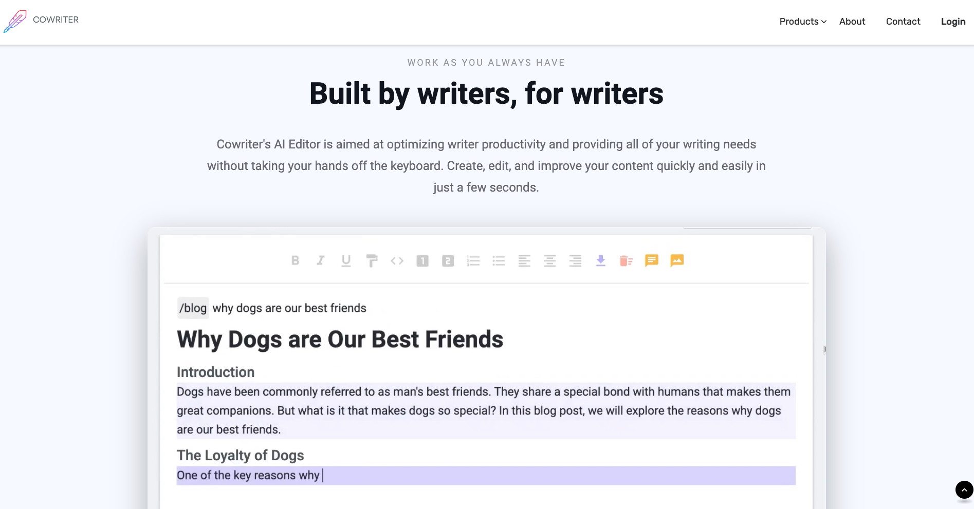 Cowriter: Sblocca il Tuo Potenziale di Scrittura